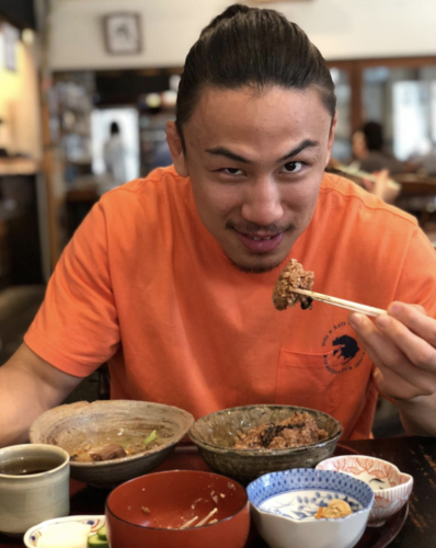 矢地祐介の彼女や筋肉について!入場曲は蜂と蝶!戦績や出身校も